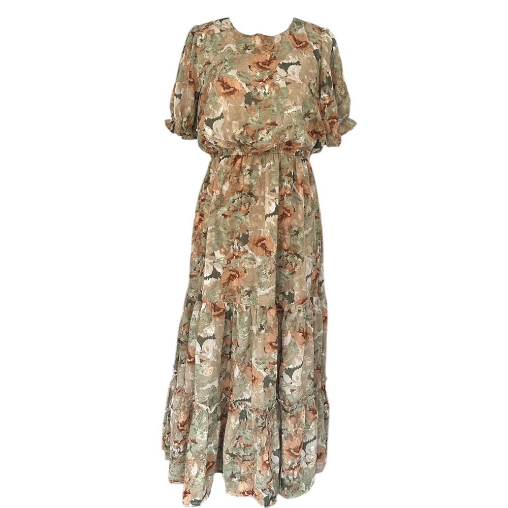 Floral Print Maxi Dress
